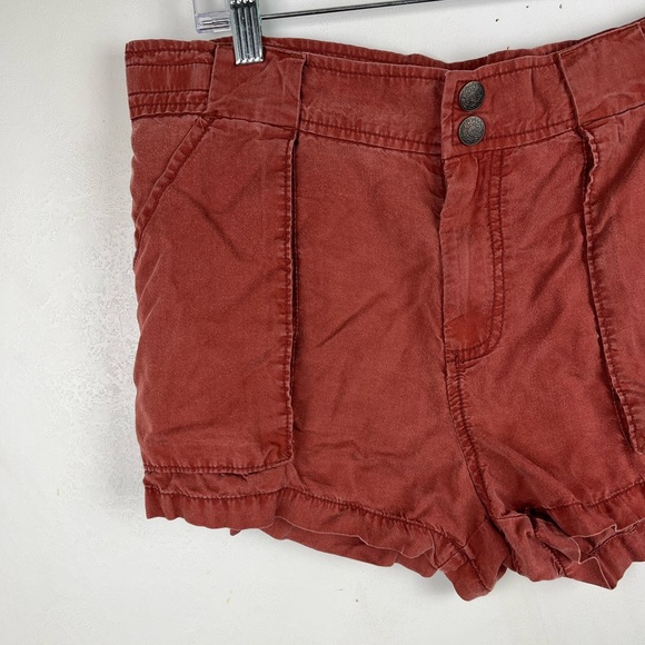 Free People Drippy Tencel Casual Mara Shorts Size 4 Relaxed Festival Summer - Picture 4 of 10